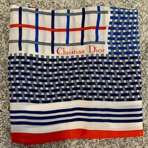 Vintage Christian Dior 100% Silk scarf